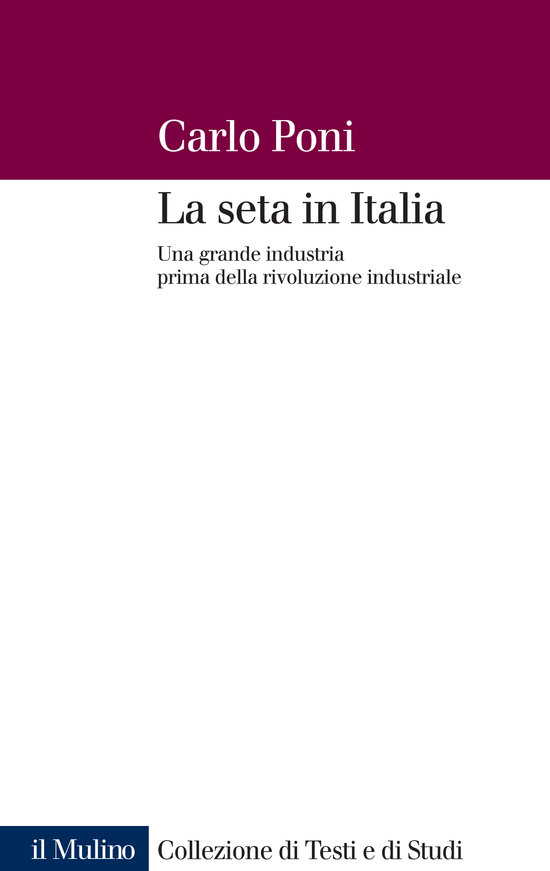 Copertina del libro La seta in Italia