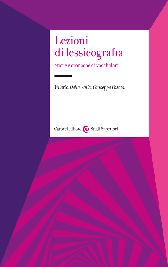 Copertina del libro Lezioni di lessicografia