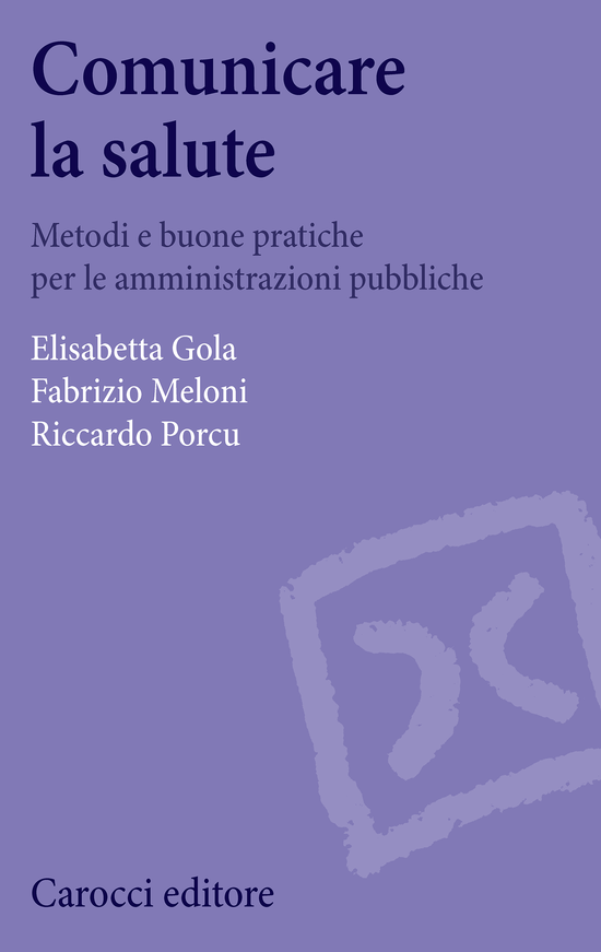 Copertina del libro Comunicare la salute