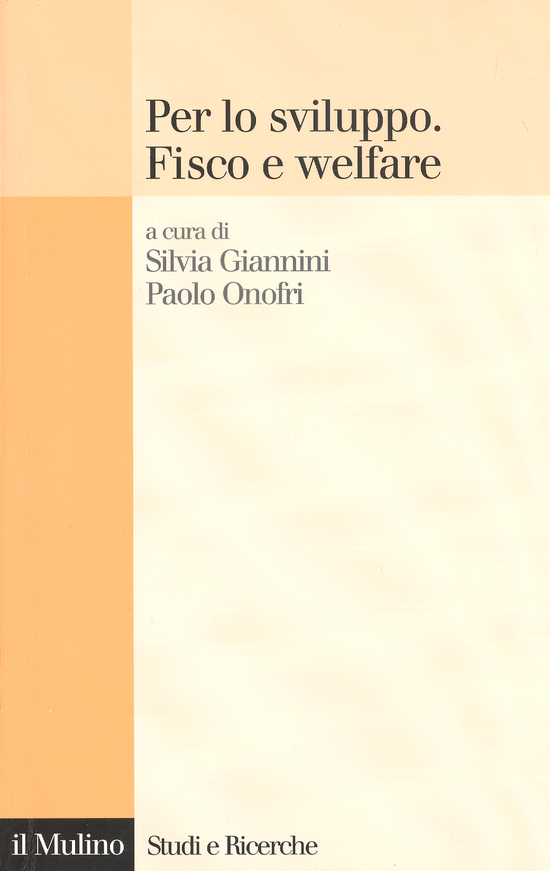 Copertina del libro Per lo sviluppo. Fisco e welfare