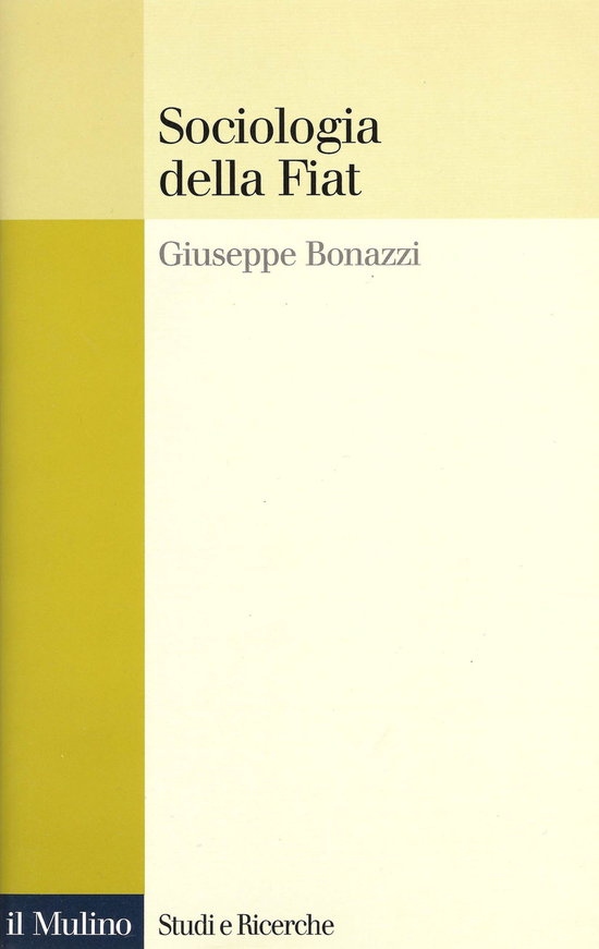 Copertina del libro Sociologia della Fiat