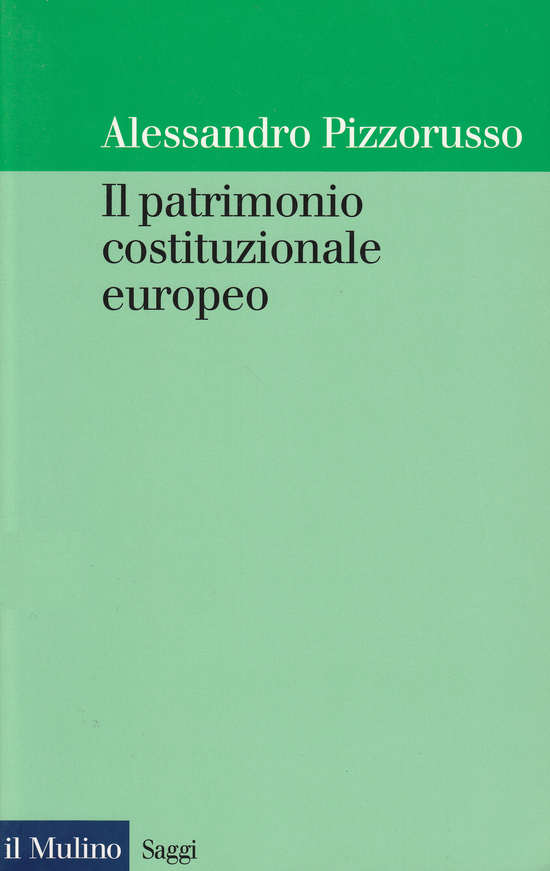 Copertina del libro Il patrimonio costituzionale europeo